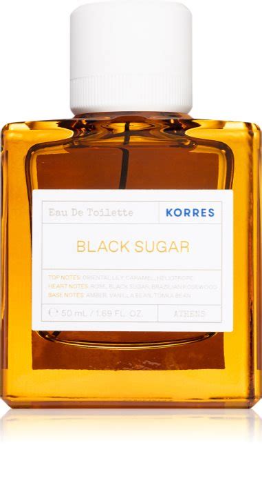 korres black sugar eau de toilette|KORRES Black Sugar Eau de Toilette, 50 ml .